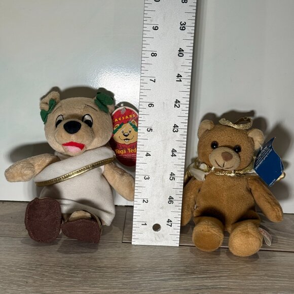 VTG Lot of 2 Monte Carlo Angel Teddy & Caesars Toga Teddy NWT - Picture 9 of 10
